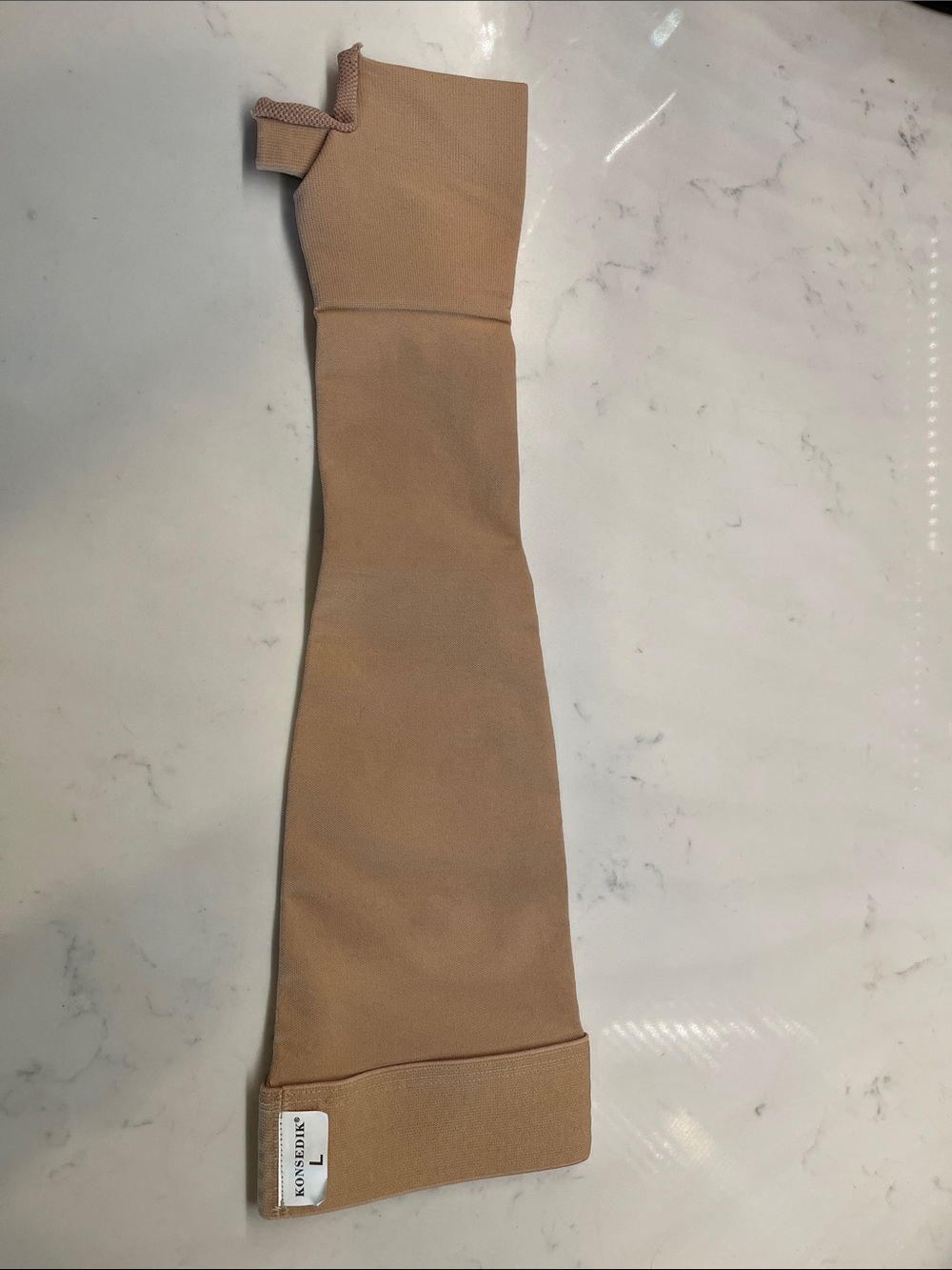 Konsedik Tan/Nude Stretch Arm Sleeve with Logo Tag